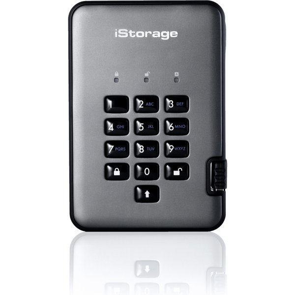 iStorage diskAshur PRO2 diskAshur PRO² HDD 3TB | Secure Portable Hard