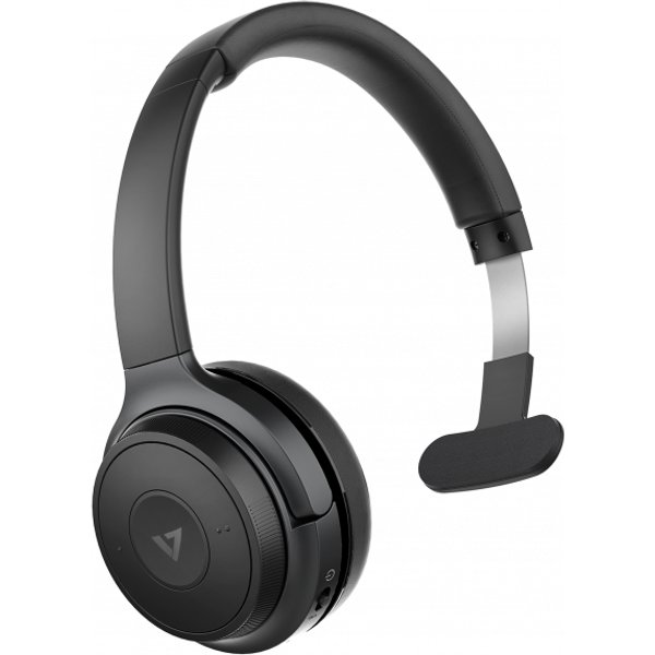 V7 HB605M headphones/headset Wireless Handheld Office/Call center USB Type-C Bluetooth Black, Grey
