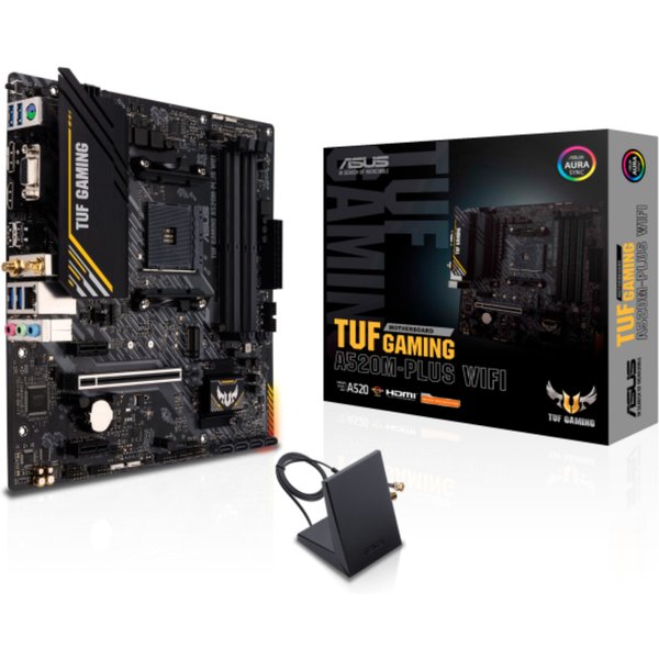 ASUS TUF GAMING A520M-PLUS WIFI AMD A520 Socket AM4 micro ATX