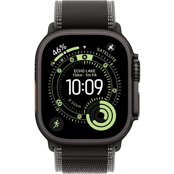 Apple MG9U4ZM/A smart wearable accessory Band Black Titanium. Polyeste