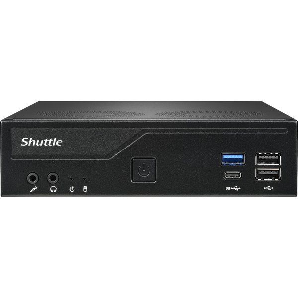 Shuttle XPС slim DH610V2 PC/workstation barebone 1.35L sized PC Black
