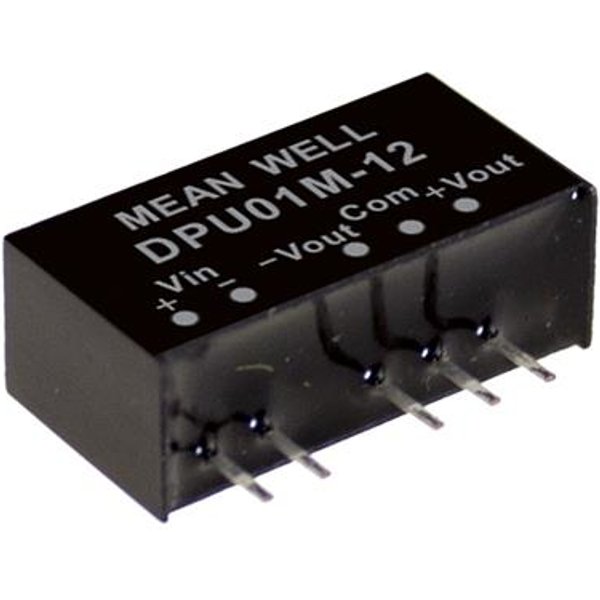 MEAN WELL DPU01L-12 power adapter/inverter 1 W