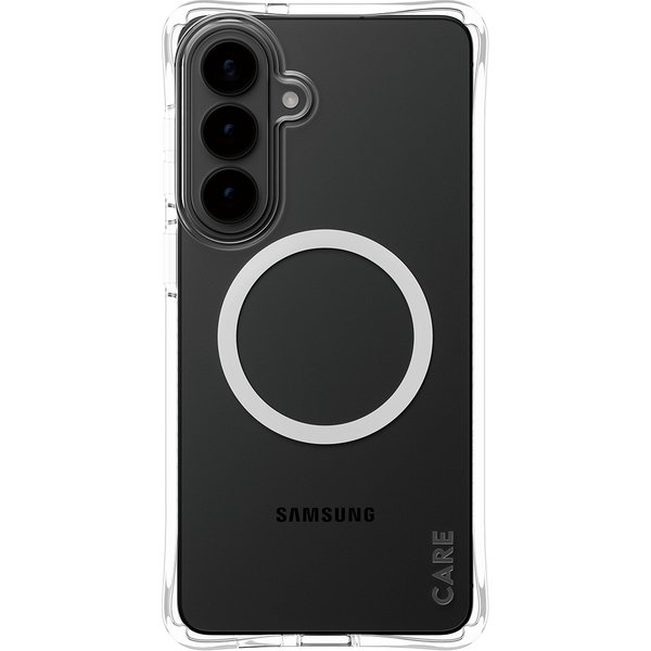PanzerGlass CARE™ by ® Samba Case Transparent w. White Qi Samsung Gala