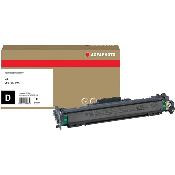AgfaPhoto Compatible Drum Unit. Replacement for HP CF219A. 19A. 12000