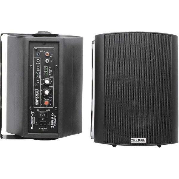Vivolink VLSP65AB loudspeaker 2-way Black Wired 60 W