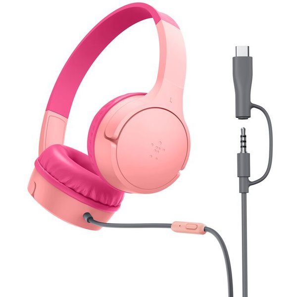 Belkin SoundForm Mini Headset Wired Head-band Calls/Music USB Type-C P