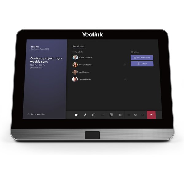 Yealink MTouch II 20.3 cm (8") 1280 x 800 pixels
