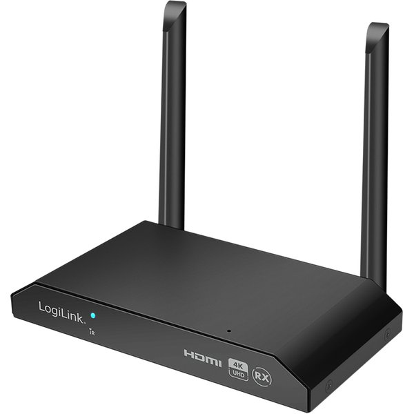 LogiLink HDW0103AR AV extender AV receiver Black