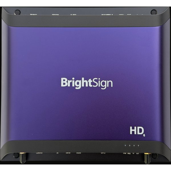 BrightSign HD1026 digital media player Black 4K Ultra HD 3840 x 2160 p