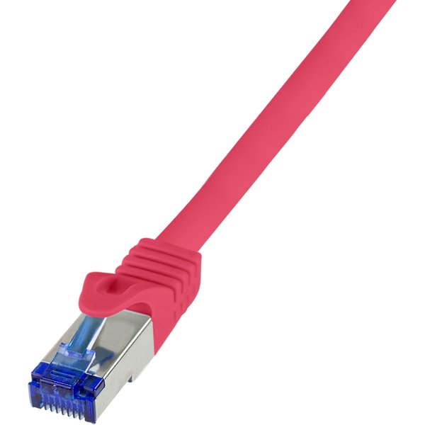 LogiLink C6A114S networking cable Red 20 m Cat6a S/FTP (S-STP)