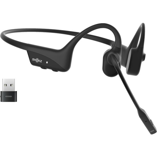 SHOKZ OpenComm2 UC Wireless Bluetooth Bone Conduction Videoconferencin