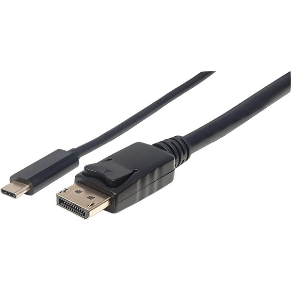 Manhattan USB-C to DisplayPort Cable. 4K@60Hz. 1m. Not Bi-Directional.