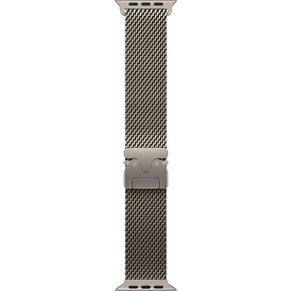 Apple 49mm Natural Titanium Milanese Loop - Small