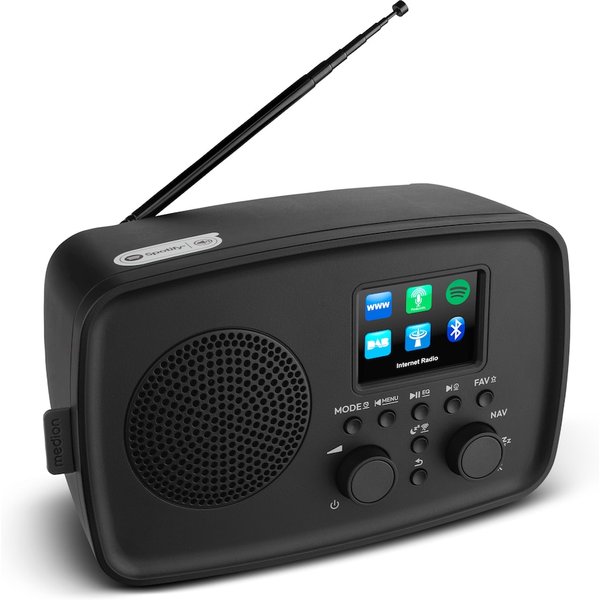 MEDION 50078817 radio Internet Black