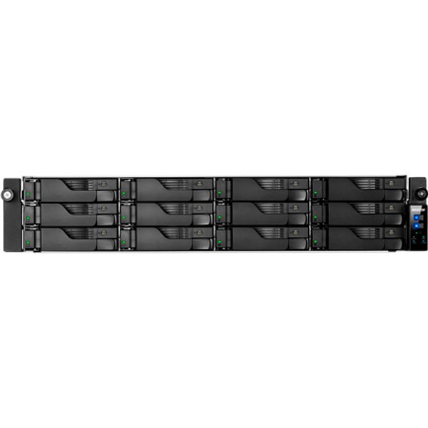 Asustor AS7112RDX NAS Rack (2U) Intel Xeon E E-2224 8 GB DDR4-SDRAM Bl