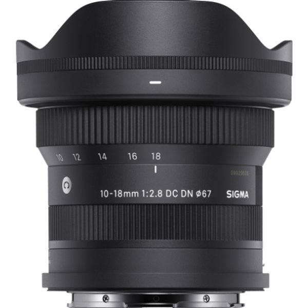 Sigma 10-18mm F2.8 DC DN | C. Canon-RF MILC Wide zoom lens Black