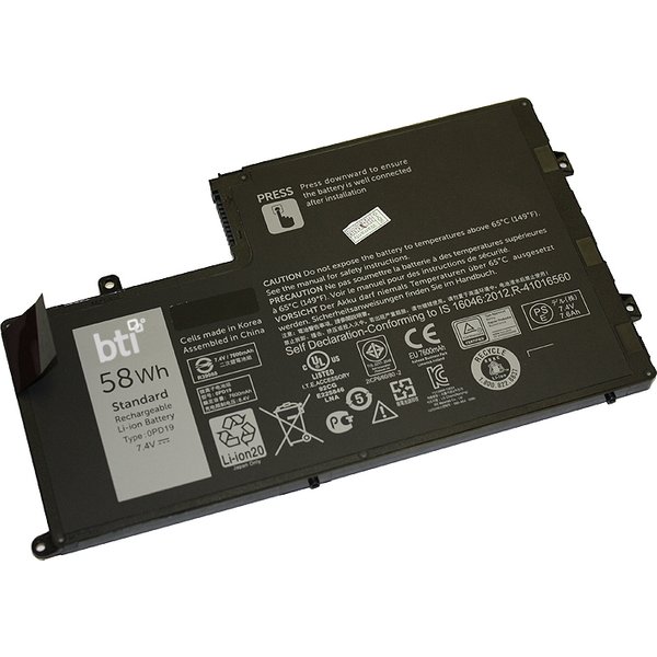 BTI 2GXTM compatible 58Wh 4-cell battery for DELL Inspiron 15 (5547) 1