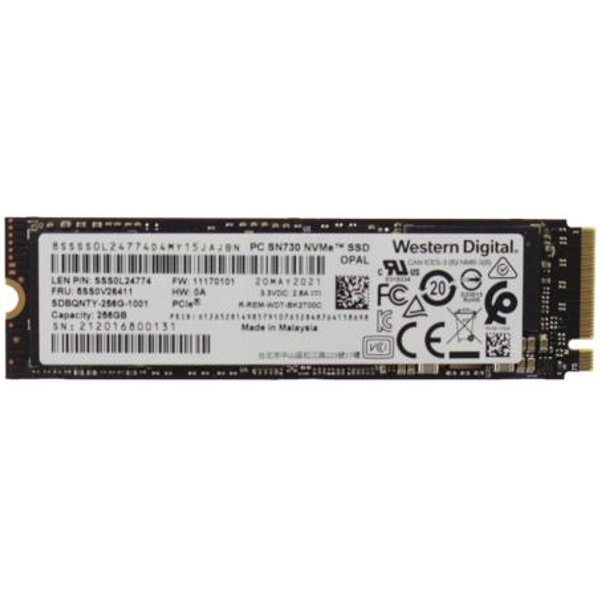 Lenovo 01LX200 internal solid state drive M.2 256 GB PCI Express 3.0 N