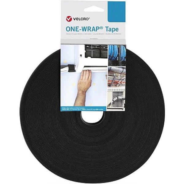 Velcro One Wrap Tape cable tie Velcro cable tie Polypropylene (PP) Bla