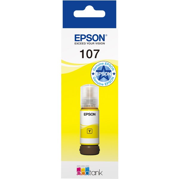 Epson C13T09B440/107 Ink cartridge yellow. 7.2K pages 70ml for Epson E