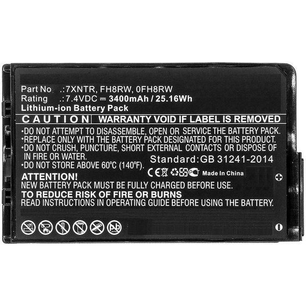 CoreParts 2JT7D-CP laptop spare part Battery
