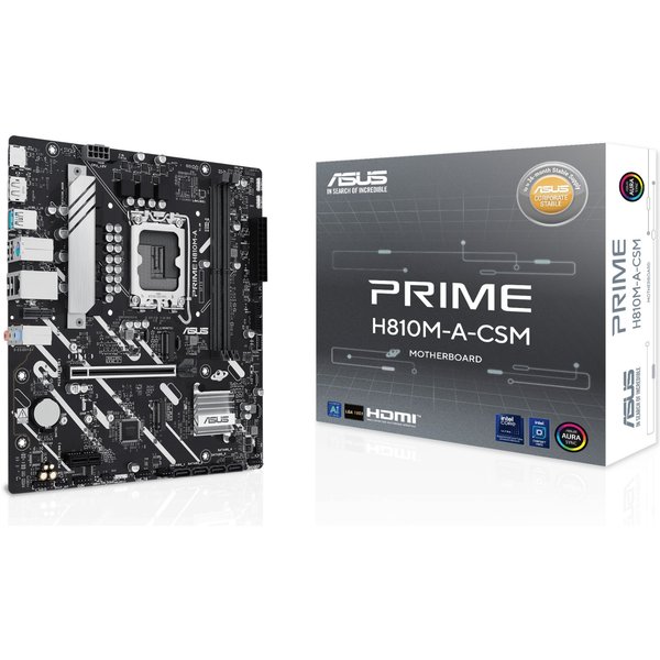 ASUS PRIME H810M-A-CSM Intel H810 LGA 1851 (Socket V1) micro ATX
