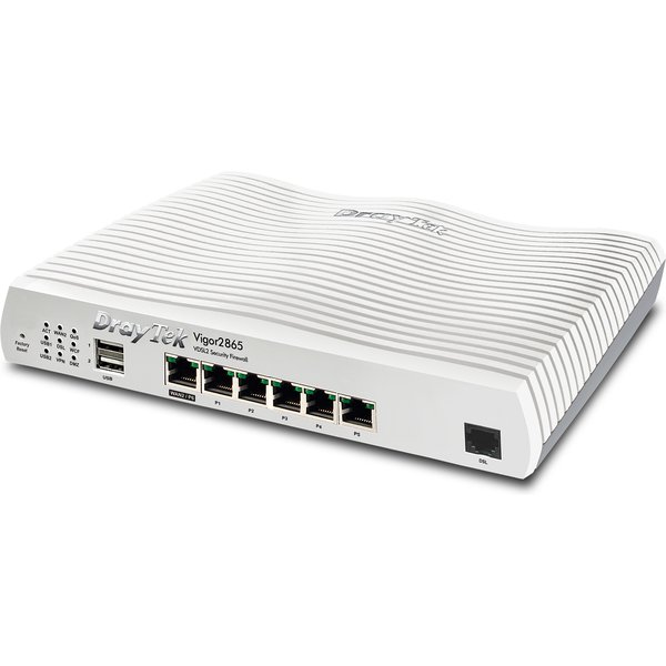 Draytek Vigor 2865 Ethernet WAN Gigabit Ethernet DSL WAN Grey White