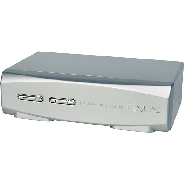 Lindy 2 Port KVM Switch Pro USB 2.0. DisplayPort 1.2 with TTU
