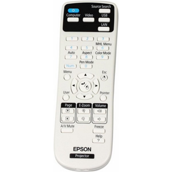Epson 1613717 remote control Projector Press buttons