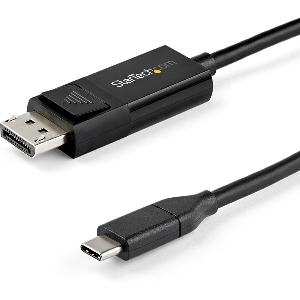 StarTech.com 6.6ft (2m) USB C to DisplayPort 1.4 Cable 8K 60Hz/4K - Bi