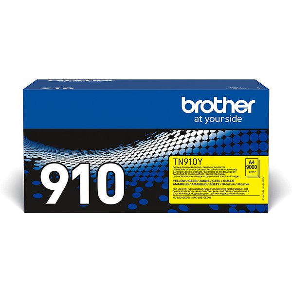 Brother TN-910Y Toner-kit yellow. 9K pages ISO/IEC 19752 for Brother H