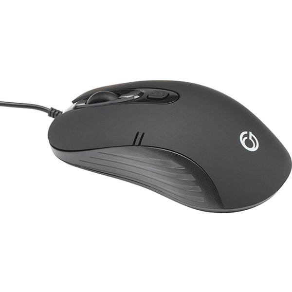 connektgear MO543 USB Full-Size 4 Button Optical Mouse - Black