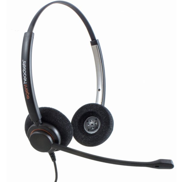 Agent AP-2 Headset Wired Head-band Office/Call center Black