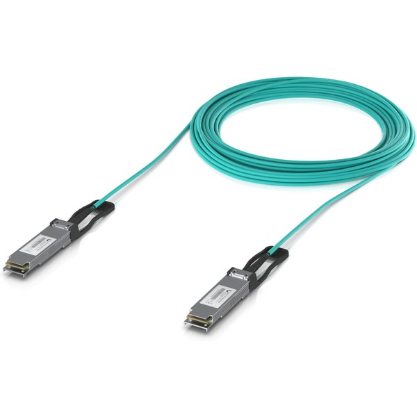 Ubiquiti UACC-AOC-QSFP28-20M InfiniBand/fibre optic cable Aqua colour