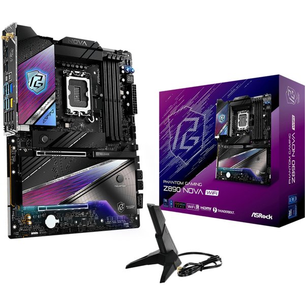 Asrock Phantom Gaming Z890 Nova WiFi Intel Z890 LGA 1851 (Socket V1) A