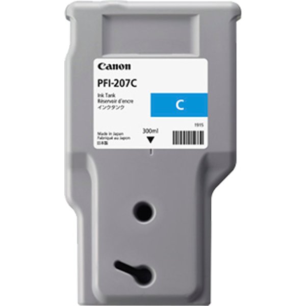 Canon 8790B001/PFI-207C Ink cartridge cyan 300ml for Canon IPF 680