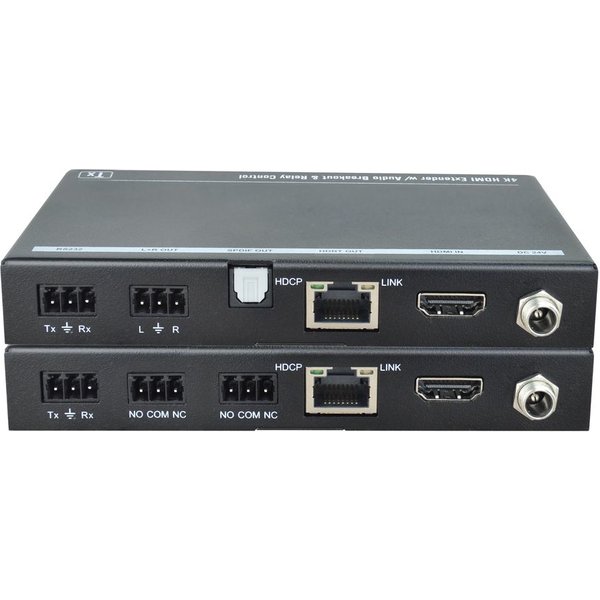 Vivolink VLHDMIEXT416 AV extender AV transmitter & receiver Black