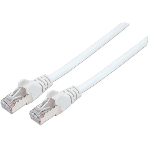 Intellinet Network Patch Cable Cat6 5m White Copper S/FTP LSOH / LSZH PVC RJ45 Gold Plated Contacts Snagless Booted Lifetime Warranty 5 m Cat6 S/FTP (S-STP) RJ-45 RJ-45 White