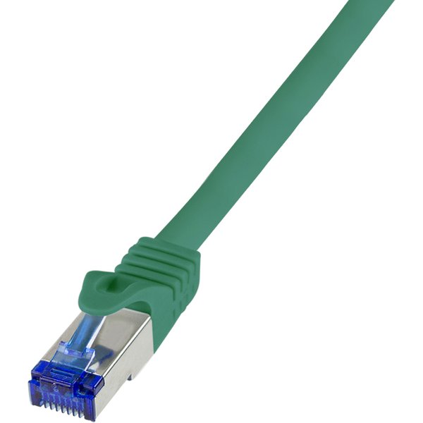 LogiLink C6A095S networking cable Green 10 m Cat6a S/FTP (S-STP)