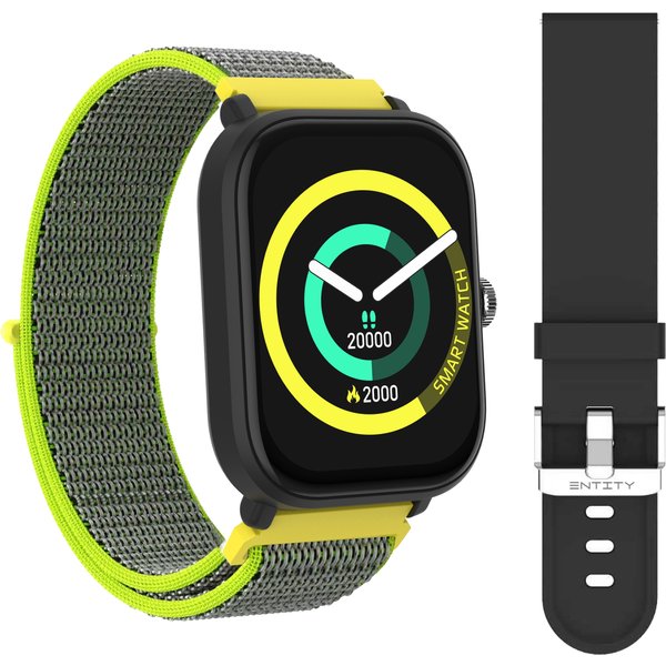 Entity AERO SMARTWATCH YELLOW NYLON 5.11 cm (2.01") TFT 48.7 mm D