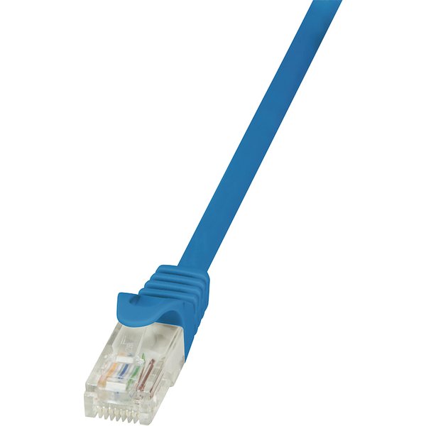 LogiLink 0.5m Cat.5e U/UTP networking cable Blue Cat5e U/UTP (UTP)