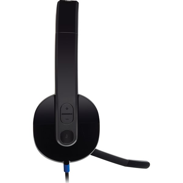 Logitech H540 USB Computer Headset. Product type: Headset. Connectivity technology: Wired. Recommended usage: Office/Call center. Headphone frequency: 20 - 20000 Hz. Cable length: 1.8 m. Weight: 120 g. Product colour: Black