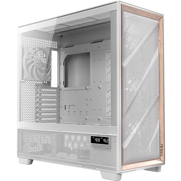 Antec FLUX PRO White EUV Full Tower White, Wood