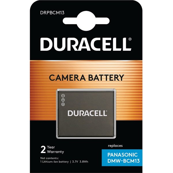 Duracell Camera Battery - replaces Panasonic DMW-BCM13 Battery