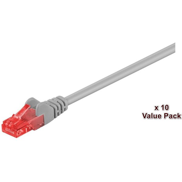 Microconnect V-UTP601VP networking cable Grey 1 m Cat6 U/UTP (UTP) Rou