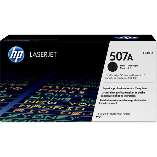 HP CE400A/507A Toner cartridge black. 5.5K pages ISO/IEC 19798 for HP