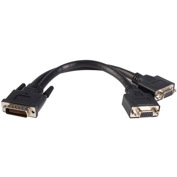 StarTech.com 8in LFH 59 Male to Dual Female VGA DMS 59 Cable