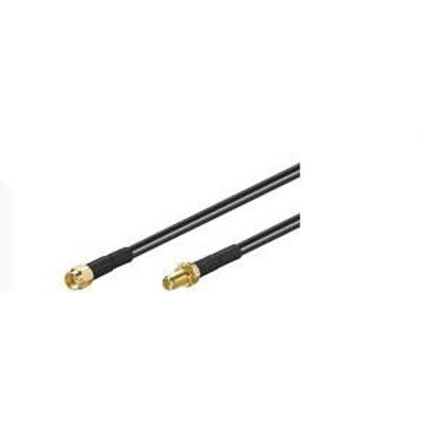 Microconnect 51678 coaxial cable 5 m RP-SMA Black