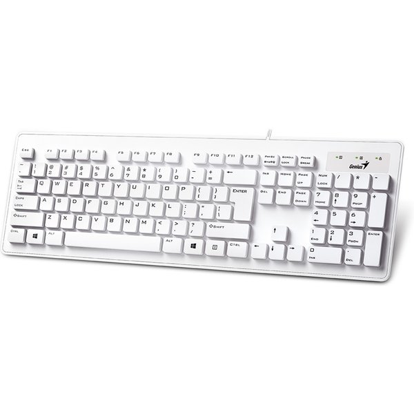 Genius Computer Technology Slimstar 130 keyboard Office USB QWERTY Eng