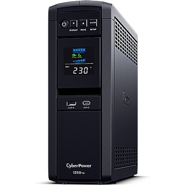 CyberPower CP1350EPFCLCD-UK uninterruptible power supply (UPS) Line-Interactive 1.35 kVA 810 W 6 AC outlet(s)